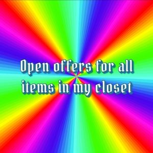 Open offers for all items in my closet